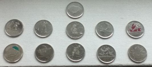 11-Different-Canadian-25-Cents-Coins!